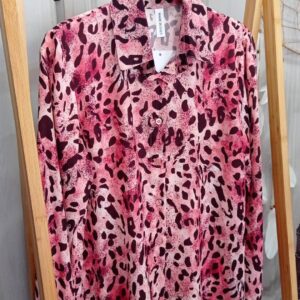 Camisa animal print Rosa