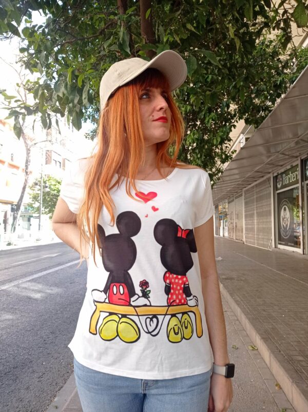 Camiseta Mickey y Minie